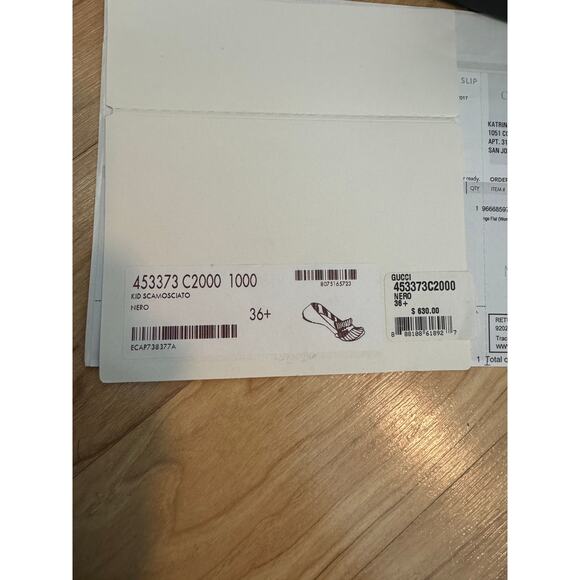 GUCCI GG Marmont Ballet Flats Suede - Picture 9 of 9